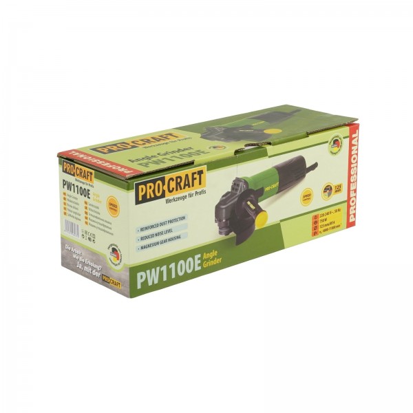 Flex Polizor Unghiular Procraft PW 1100E, 750 W, 11000 RPM, 125 mm, variator