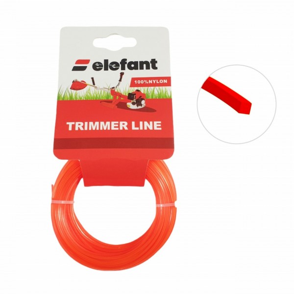 FIR TAMBUR (PATRAT) 1.3mm x 15m, Elefant