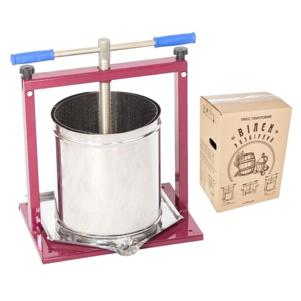 Teasc / Presa struguri Vilen Inox 15 Litri, fara picioare