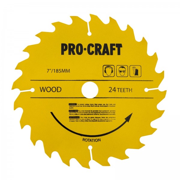 Circular electric de mana Procraft KR2300, 2.3 kW, 185 mm, 5000 rot/min