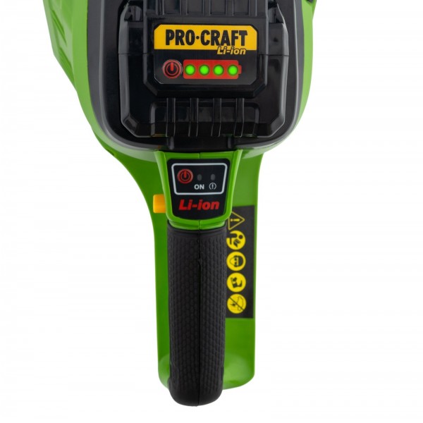 Drujba cu acumulator Procraft PKA 40LI, Li-ion, 40 V, 4.0 Ah, 5000 rotatii