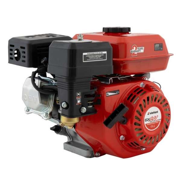 Motor pe benzina cu ax de 19mm ELEFANT GX200, 6,5 CP, 3600 rot/min