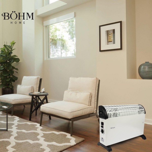 Radiator electric cu ventilator turbo BL01S BÖHM, 2000 W, Timer pana la 24 h, Suprafața de încălzire 20-25 m²