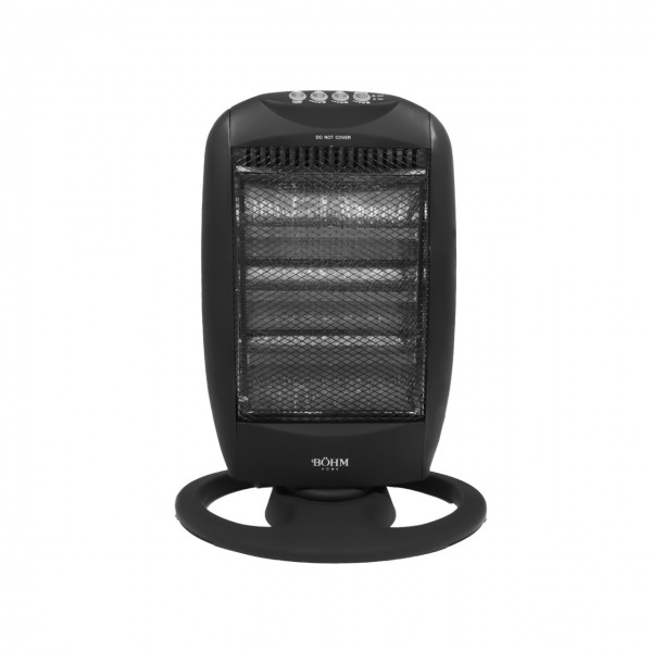 Incalzitor electric cu quartz BHH05 BÖHM, 3 trepte de putere 400/800/1200 W, Suprafața de încălzire 20-25 m²