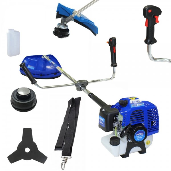 * Promo * BAIKAL , Motocoasa motor 2 timpi 4,7 cp & Drujba pe benzina 3,9 Cp , accesorii incluse