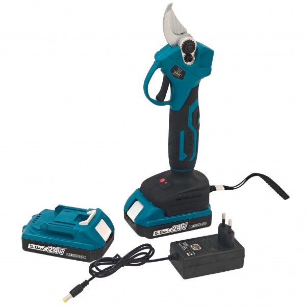 Foarfeca cu acumulator, German Meister, 24 V , 5 Ah, 30 mm, Brushless