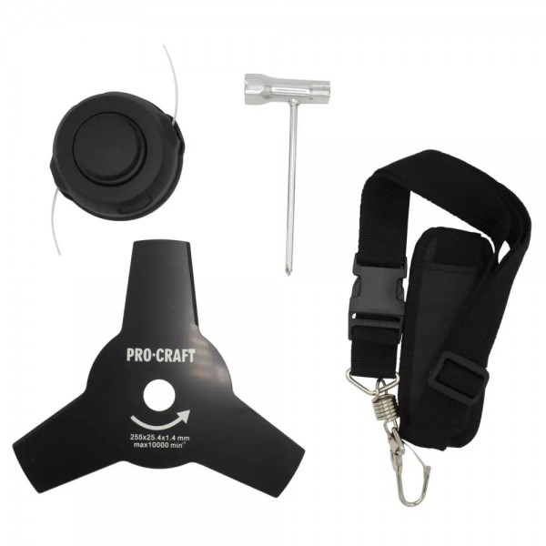 rimmer pentru tuns gazon/iarba pe acumulator fara acumulator si incarcator PROCRAFT, PTA40