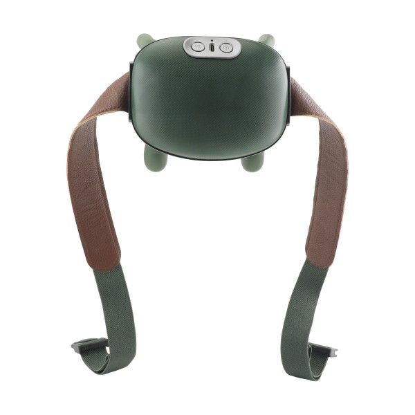 Aparat de Masaj Cervical 4D Shiatsu, Multifuncțional, Încălzire Infraroșu 45°C, 3 Intensități, Wireless, Autonomie 70 min, Ergonomic pentru Gât, Umeri și Spate